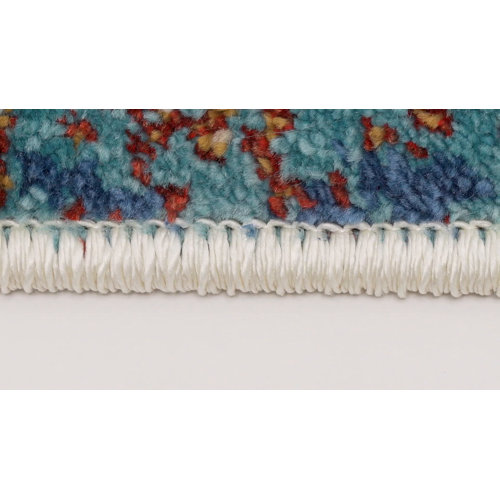 17 Stories Semiha Area Rug in Blue/Beige & Reviews Wayfair